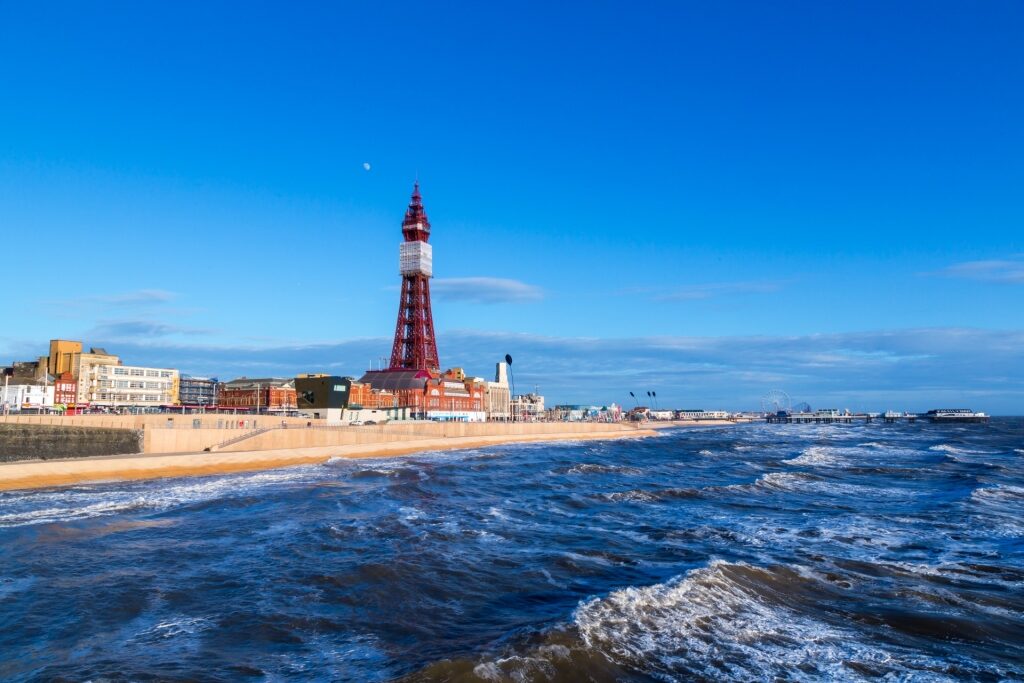 Blackpool Beach in Blackpool, one of the best beaches in UK