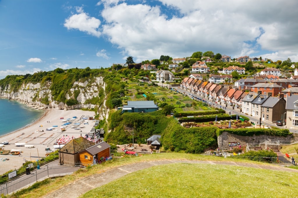 Pretty village of Beer in Devon, England