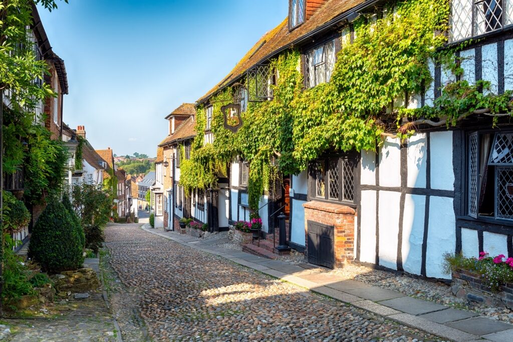 Pretty town of Rye, near Dover, England