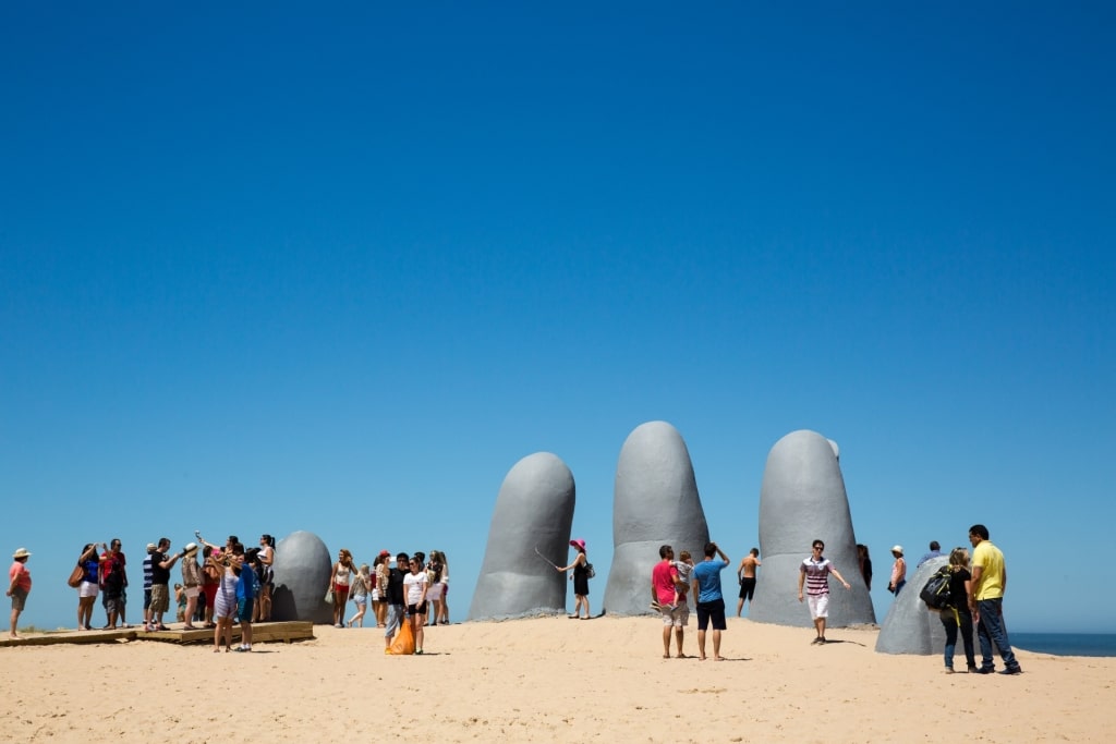 Playa Brava, one of the best beaches in Uruguay