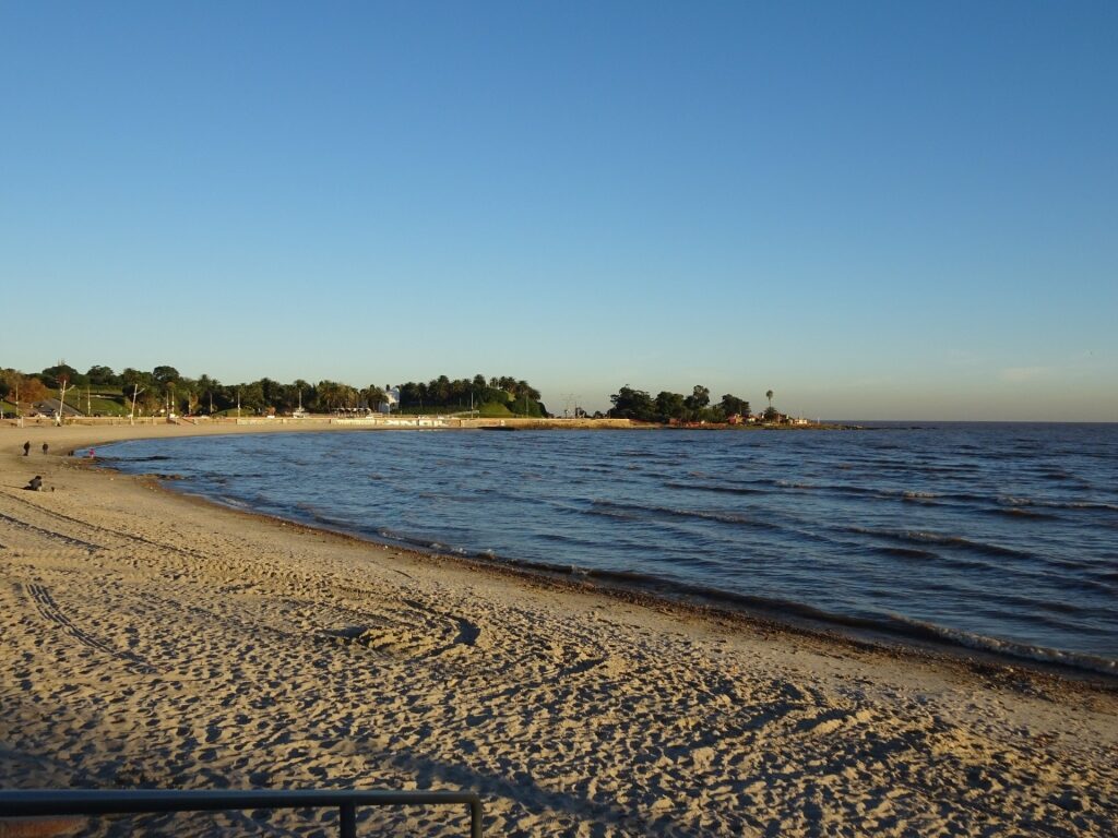 Fine sands of Playa de los Pocitos, Montevideo