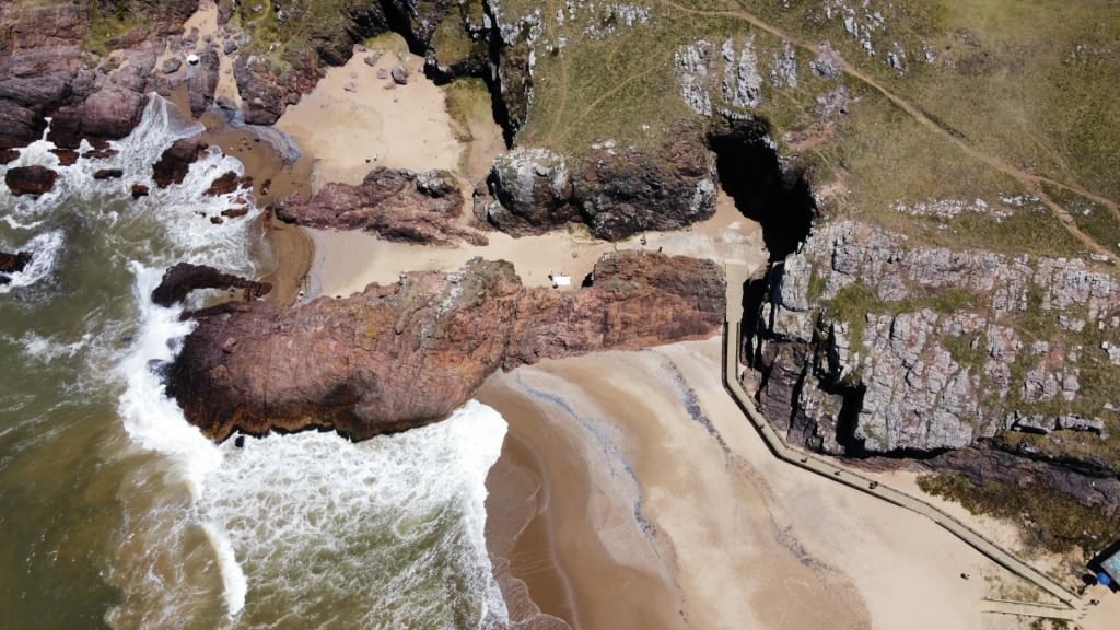 Playa Las Grutas, Punta del Este, one of the best beaches in Uruguay