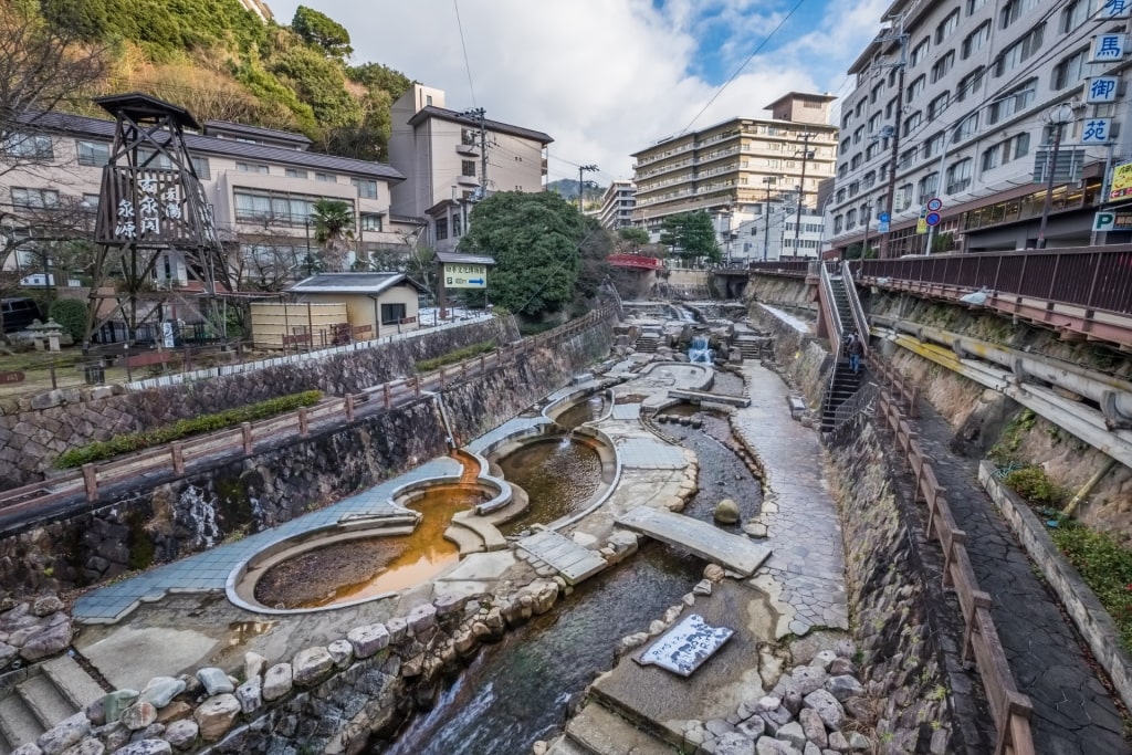 View of Arima Onsen in Kobe