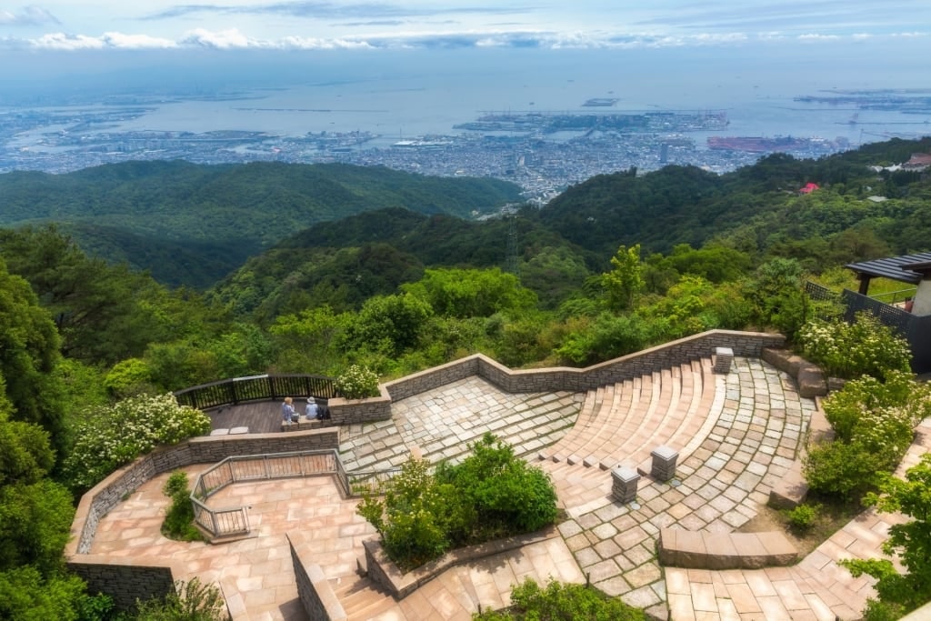 View from the Rokko Garden Terrace, Kobe