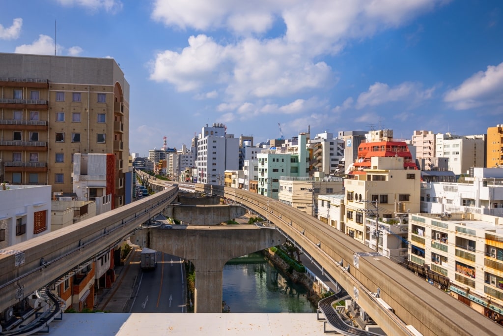 Buildings in Naha city