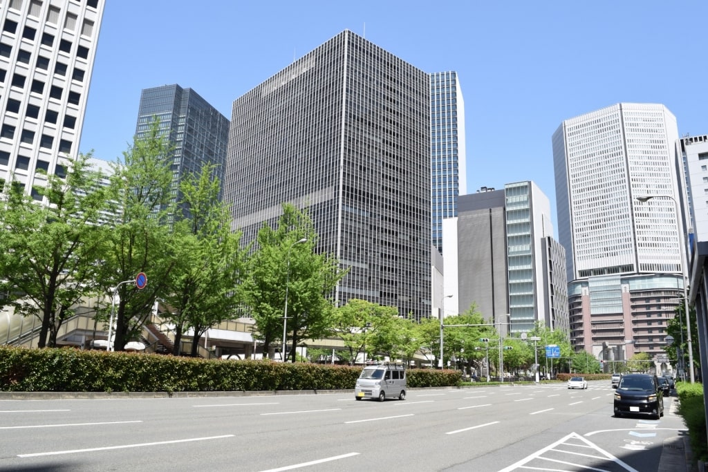 Street view of Umeda