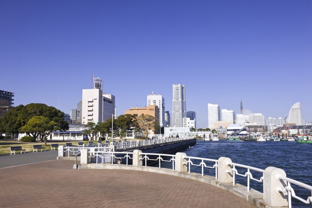 Waterfront of Yamashita Park, Yokohama