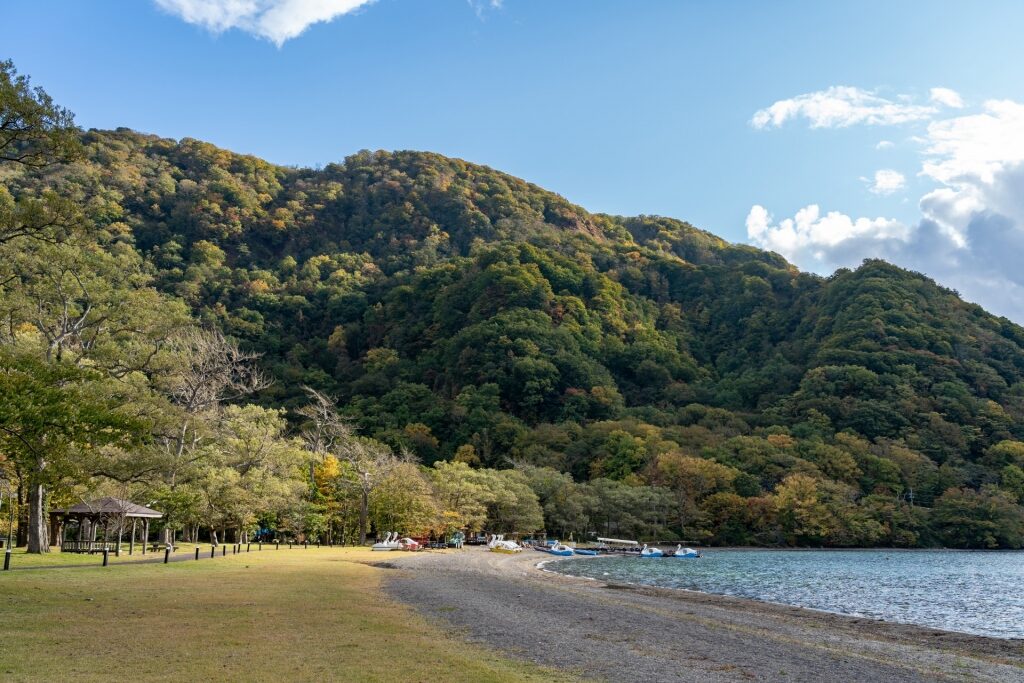 Lush landscape of Towada-Hachimantai National Park, Aomori