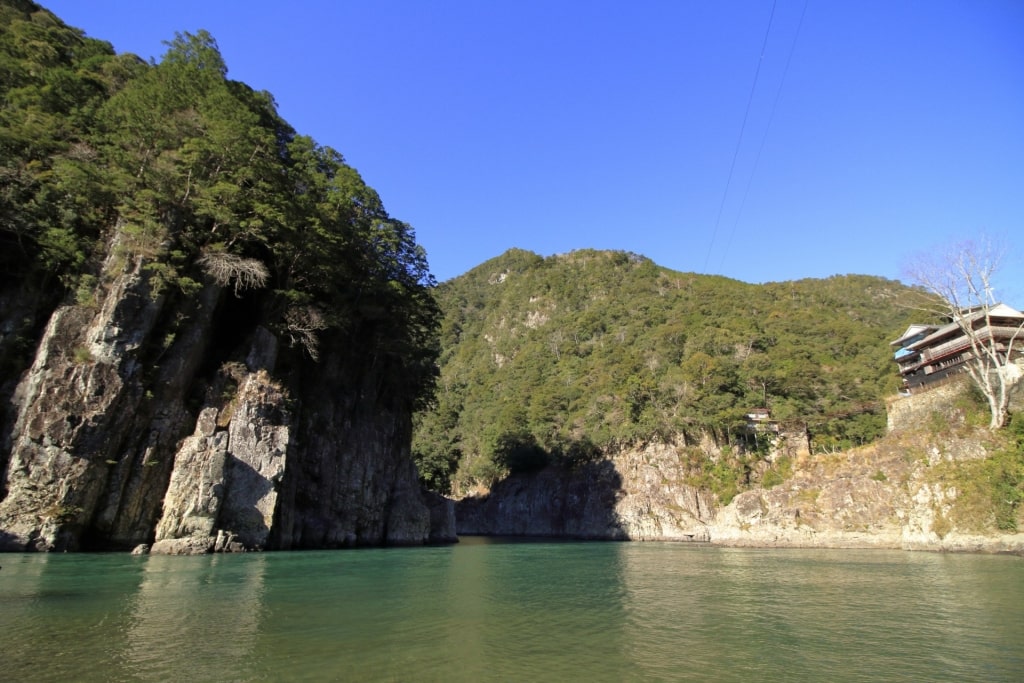 View while exploring Dorokyo Gorge in Yoshino-Kumano National Park, Osaka