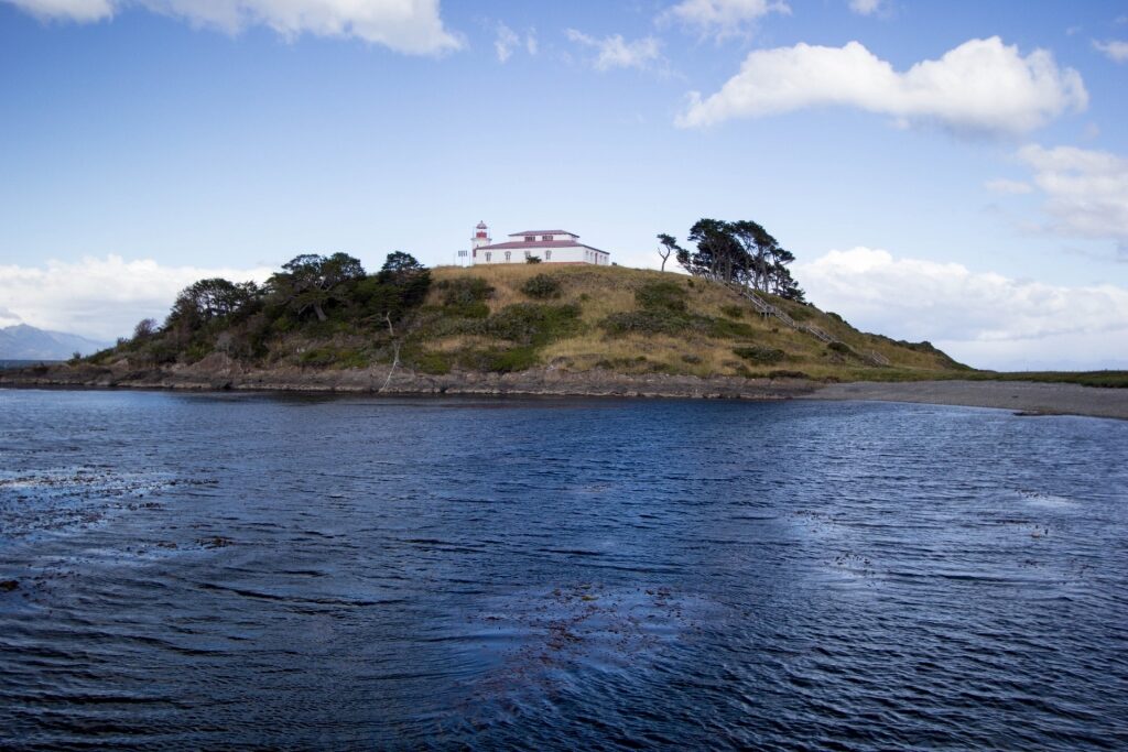 View of San Isidro lighthouse from the water