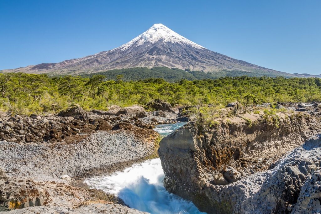Majestic landscape of Osorno Volcano