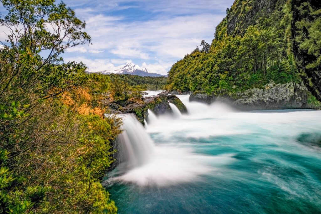 Cascade of Petrohue Waterfalls, Puerto Montt