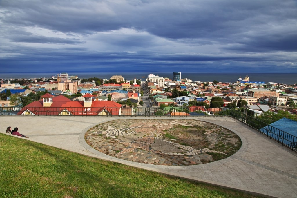 View of the city from Mirador Cerro La Cruz, Punta Arenas