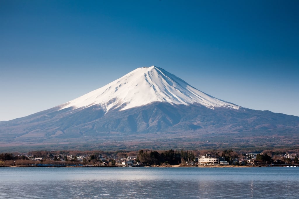 Snowcapped Mt. Fuji, Tokyo