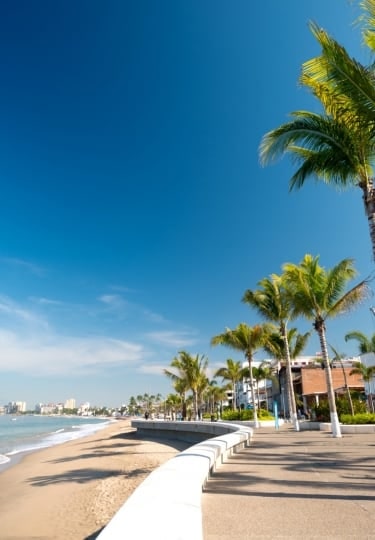 Malecon boardwalk, one of the best things to do in Puerto Vallarta