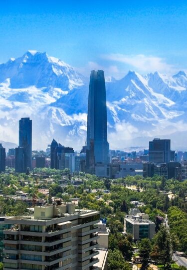 Best time to visit Chile - Santiago skyline