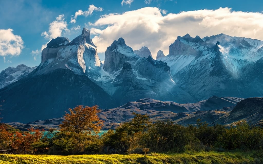 Landscape of Torres del Paine National Park