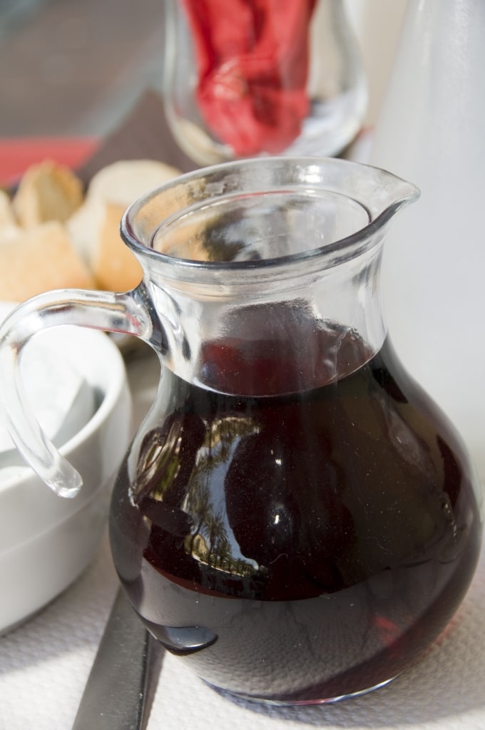 Carafe of Corsican wine