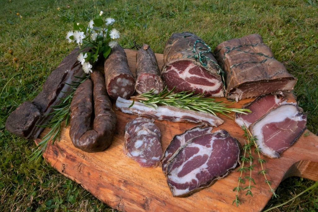 Corsican food - Cured meats