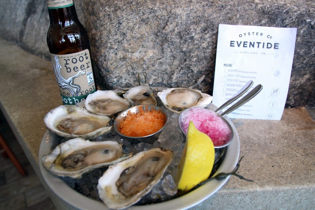 Oysters in Eventide Oyster Co.
