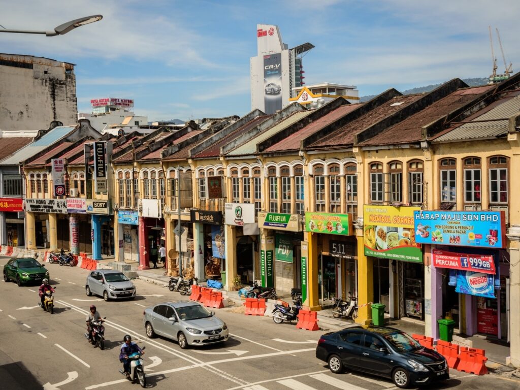Street view of George Town Penang
