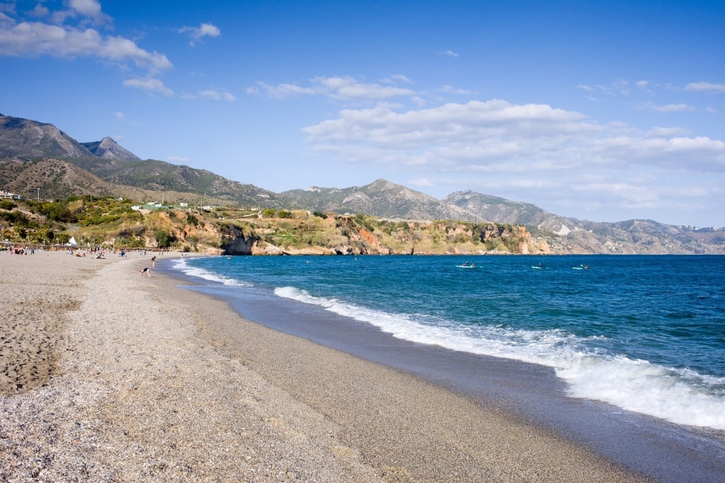 Burriana Beach, one of the best Malaga beaches