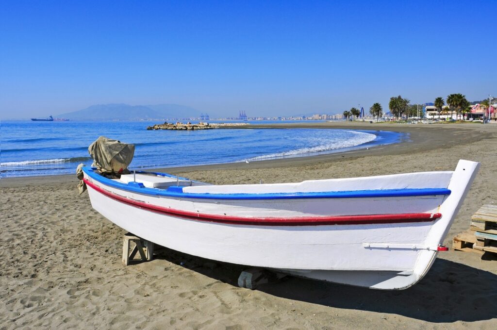 Boat on Playa Pedregalejo