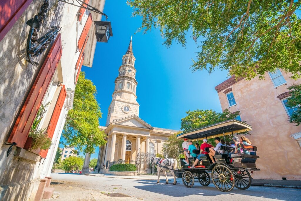 Horse-and-carriage ride in Charleston
