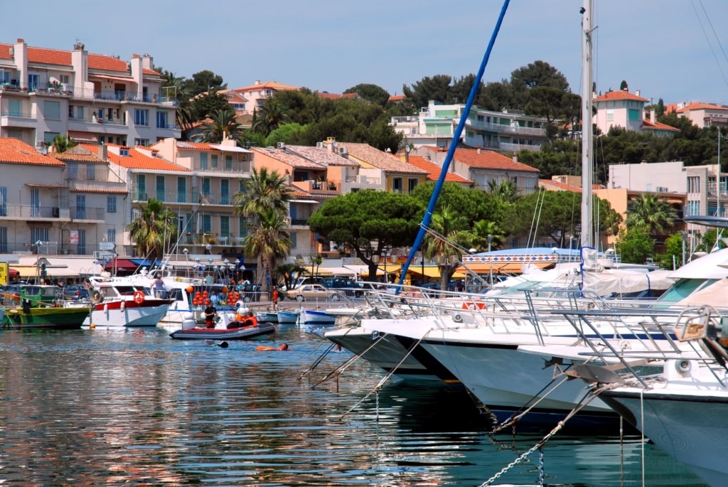 Pretty waterfront of Bandol