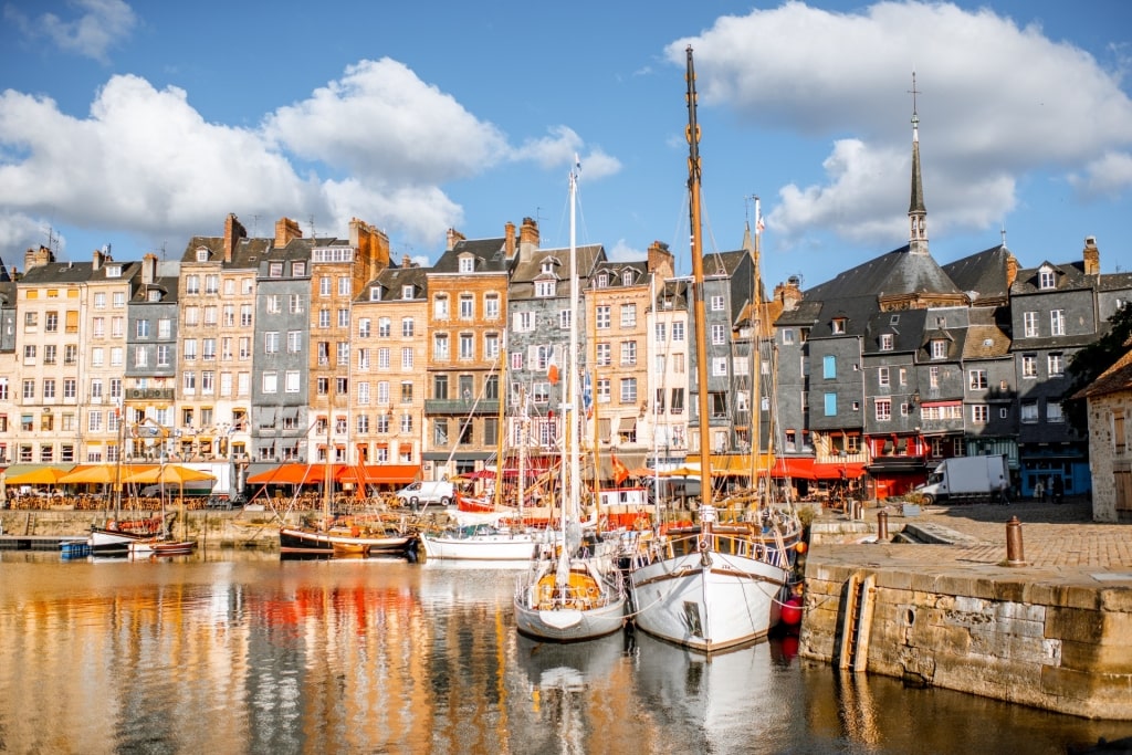 Quaint waterfront of Honfleur