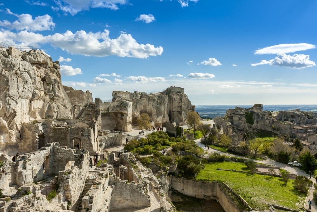 Picturesque landscape of Les Baux-de Provence