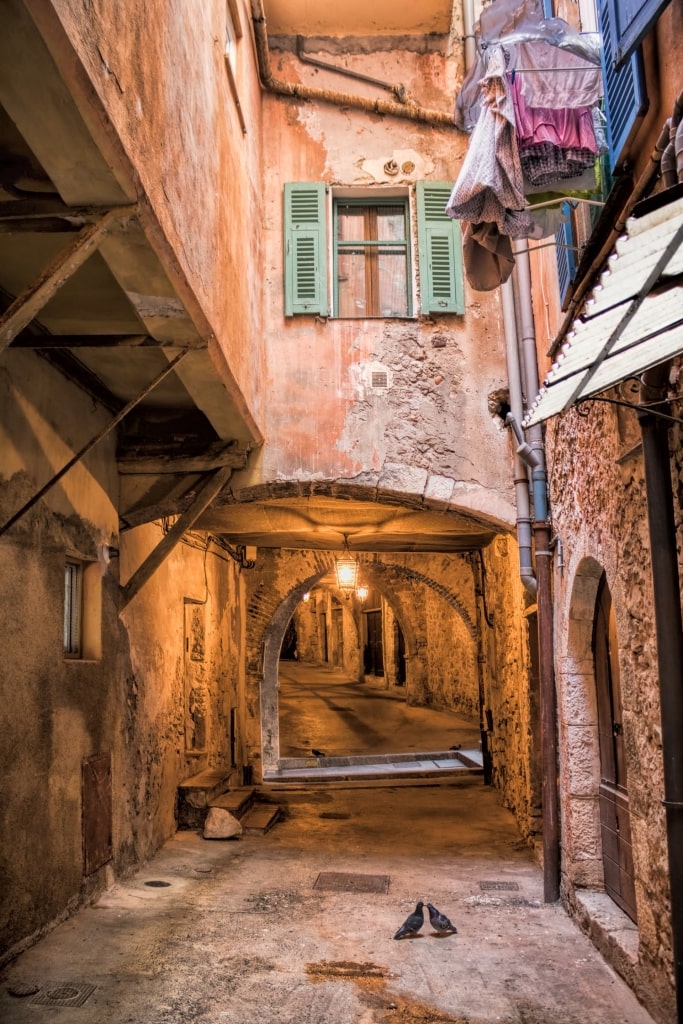 Underground pathway of Rue Obscure, Villefranche-sur-Mer