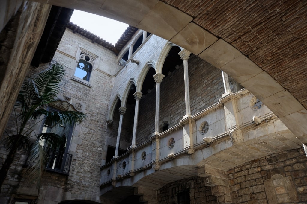 View inside the Picasso Museum, Barcelona