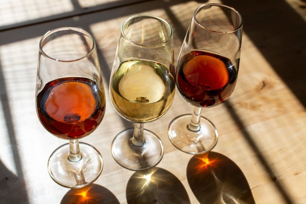 Different types of sherry
