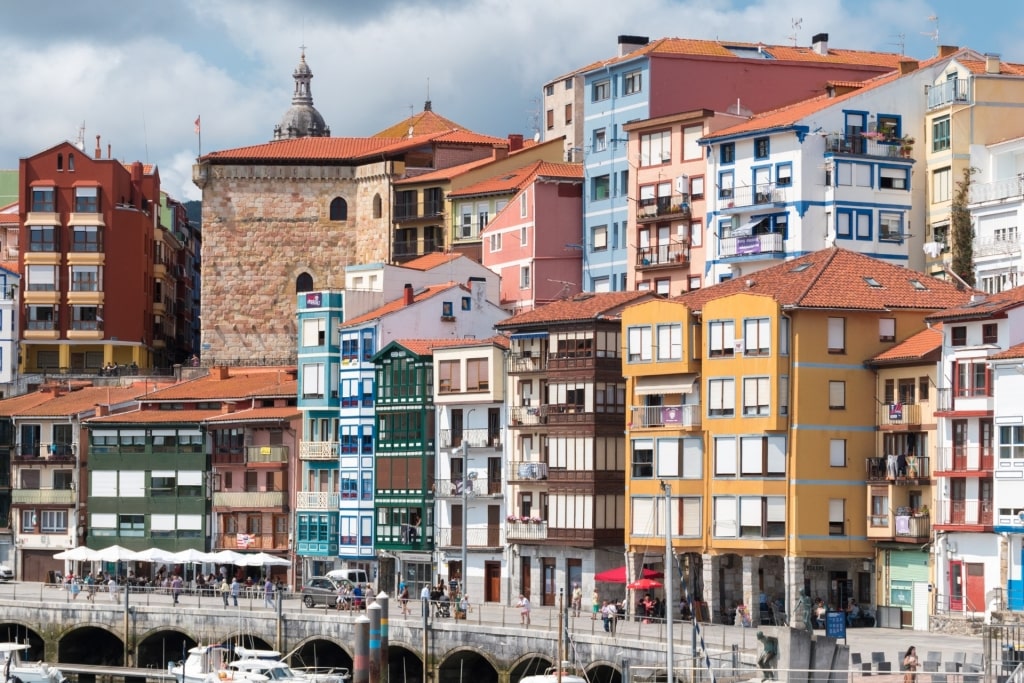 Colorful waterfront of Casco Viejo, Bermeo