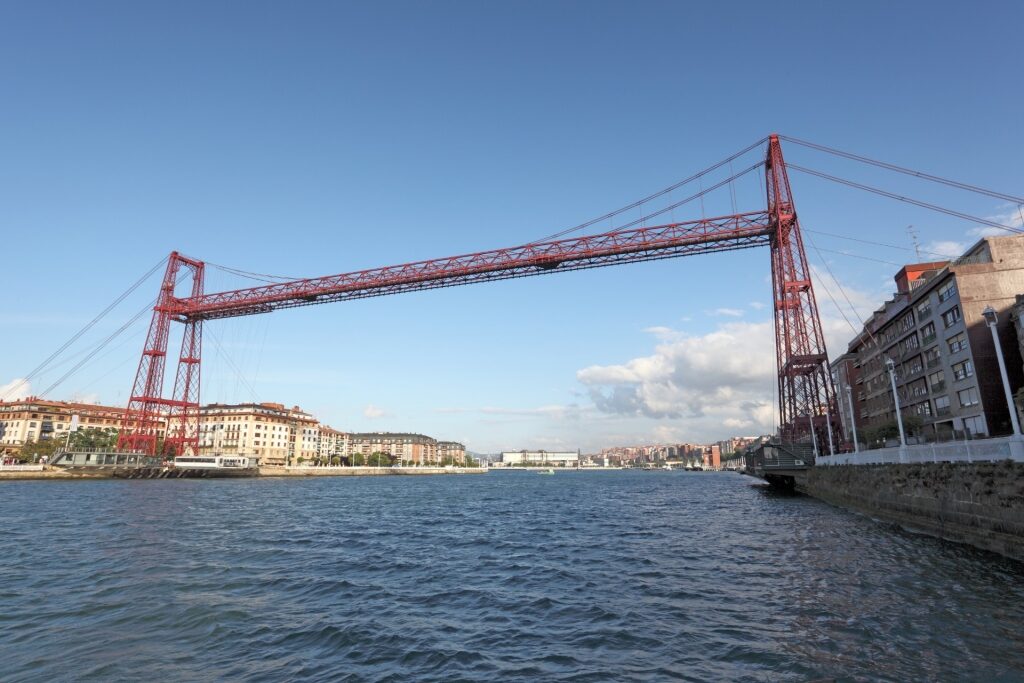Unique architecture of Vizcaya Bridge