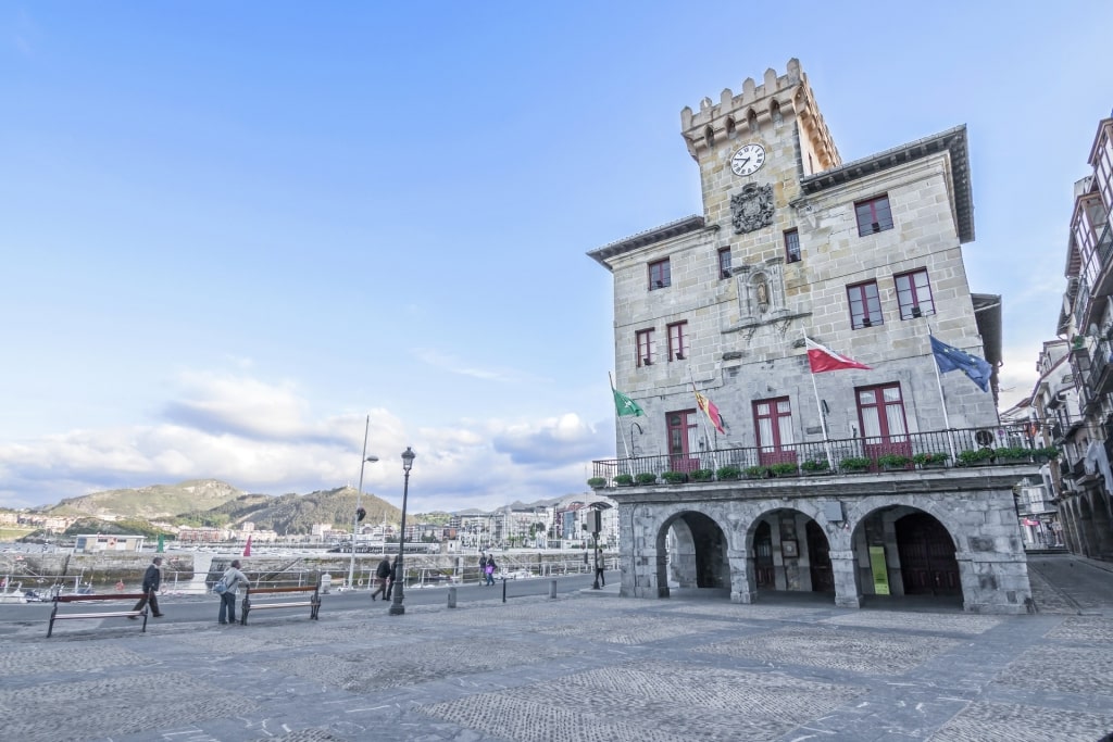 Quaint Plaza del Ayuntamiento in Castro Urdiales