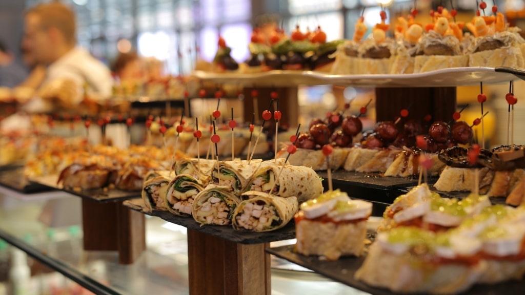 Pintxos in La Ribera Market