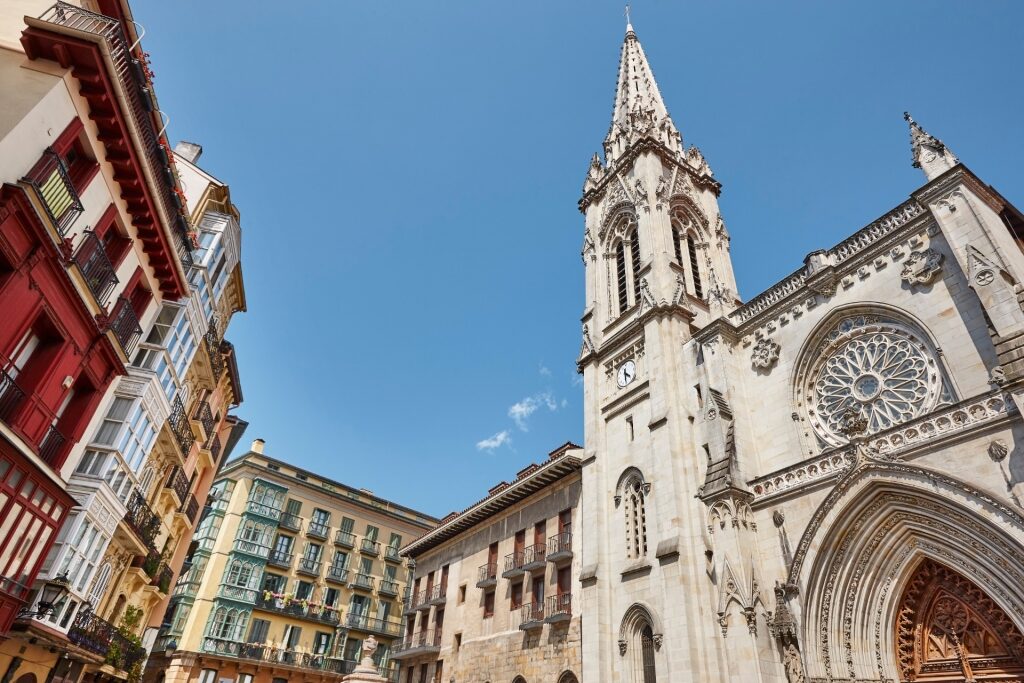 Gorgeous exterior of Bilbao Cathedral