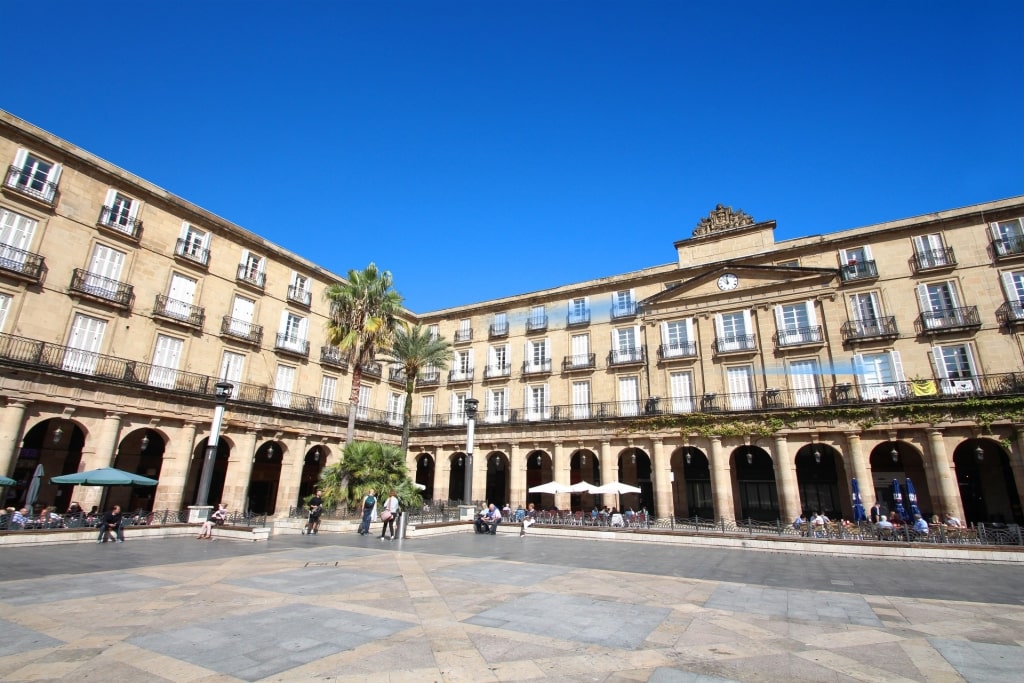 Pretty square of Plaza Nueva