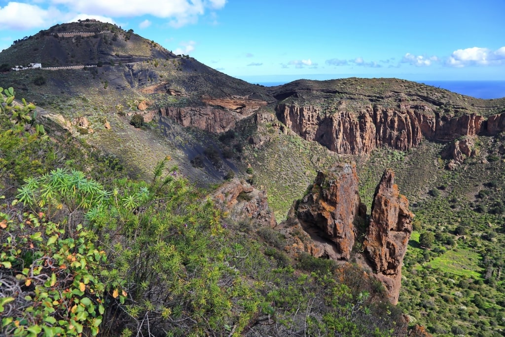 View while hiking Bandama Caldera