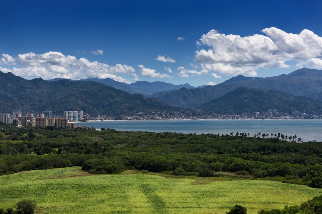 Lush landscape of Sierra Madre Mountains, Puerto Vallarta