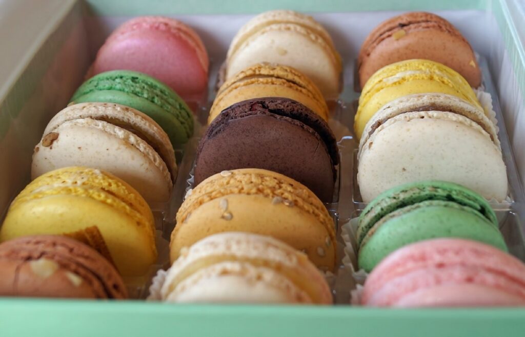 Box of macarons