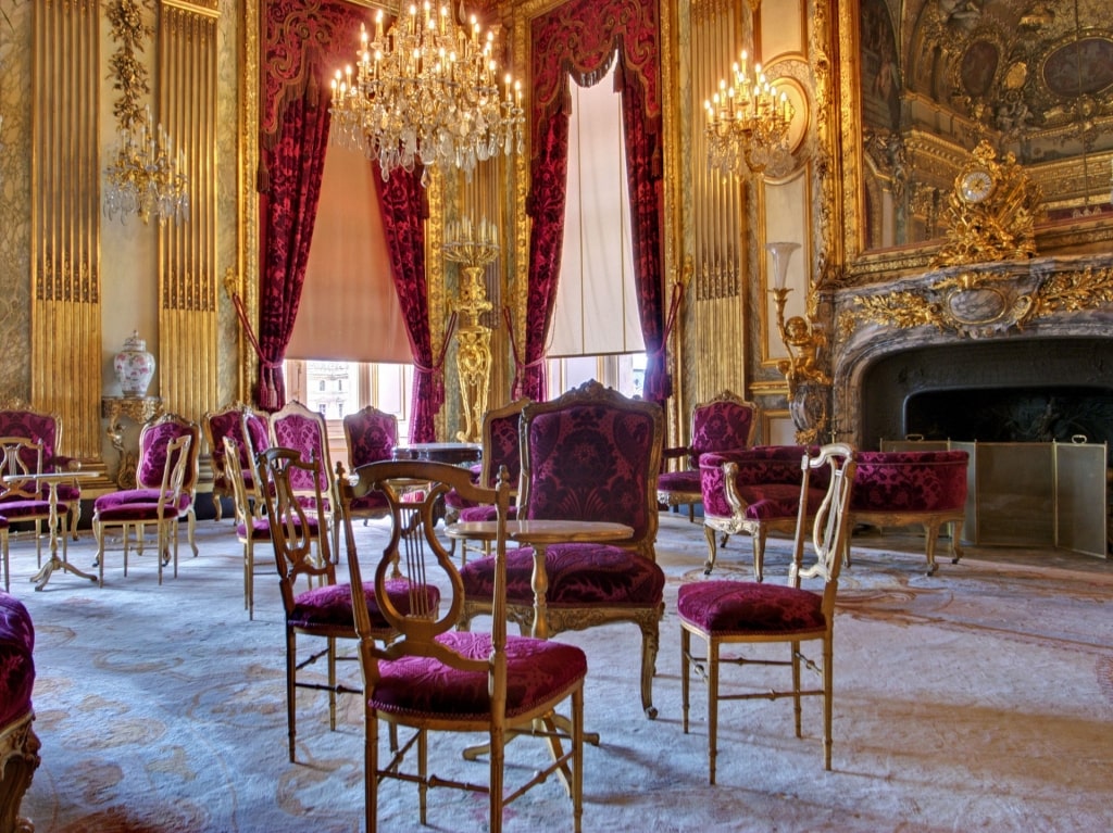 Interior of the Louvre