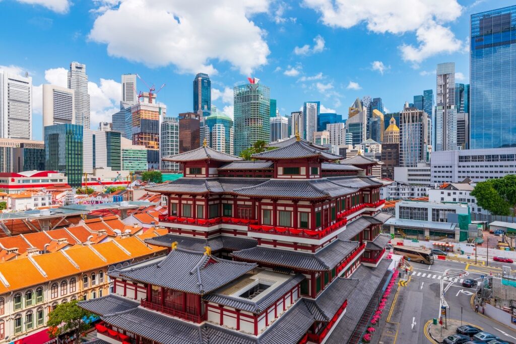 Buddha Tooth Relic Temple in Chinatown