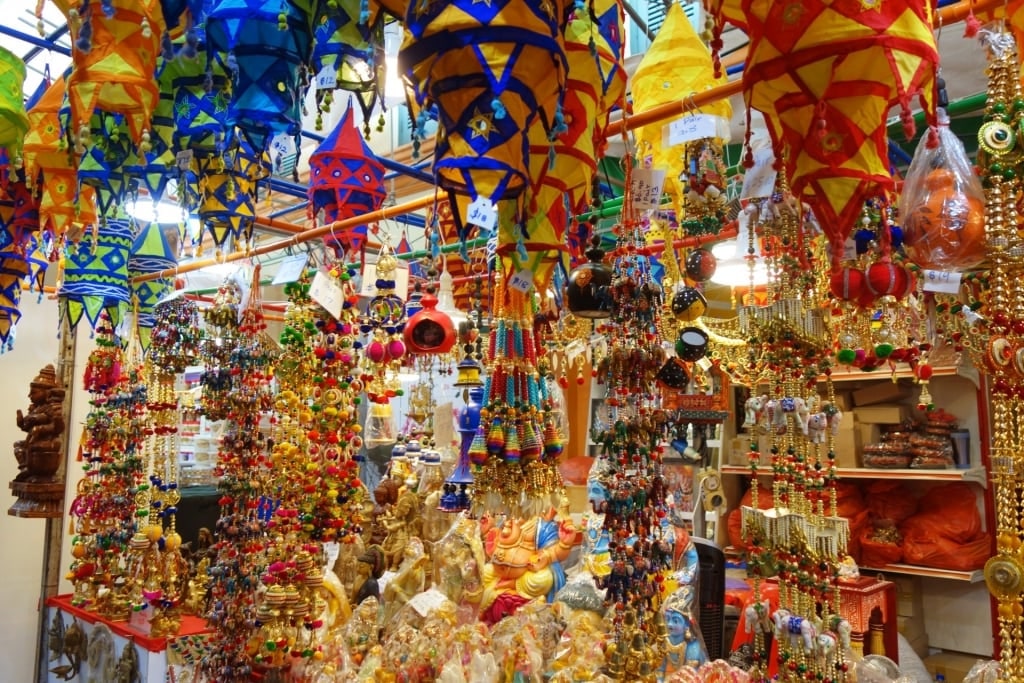 Trinkets in Little India market