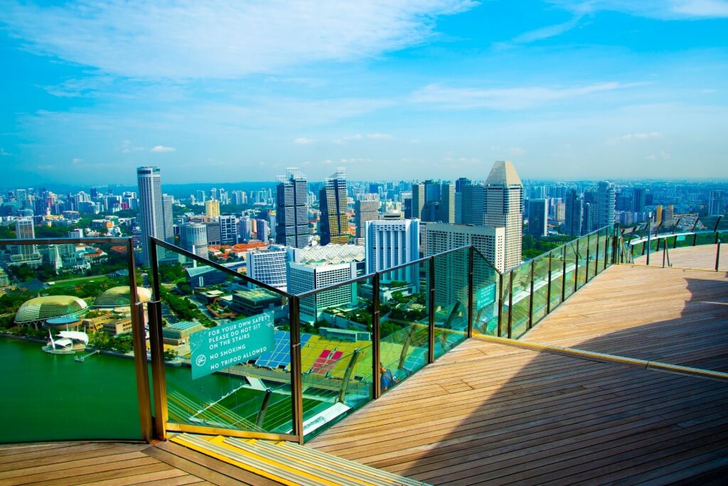 View from SkyPark Observation Deck, Marina Bay Sandsa