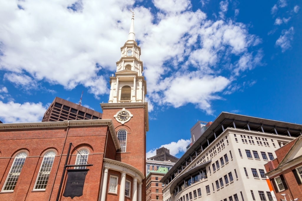 Facade of Old North Church, Boston