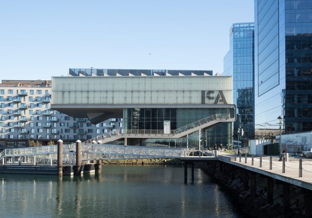 Facade of the Institute of Contemporary Art in Boston