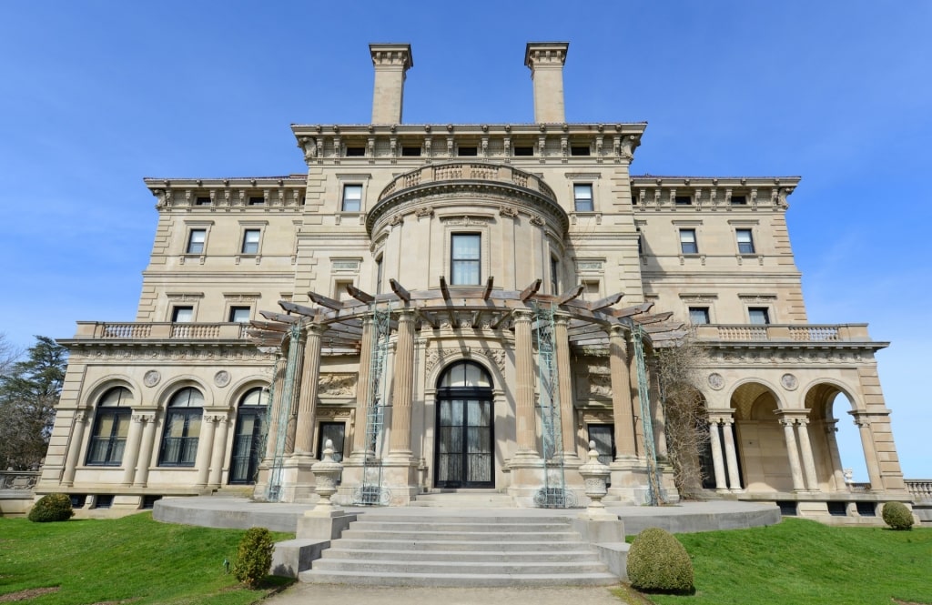 Majestic exterior of The Breakers, Newport